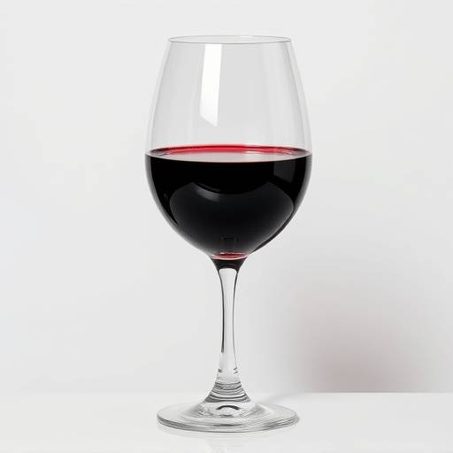 Copa de vino tinto Rioja.